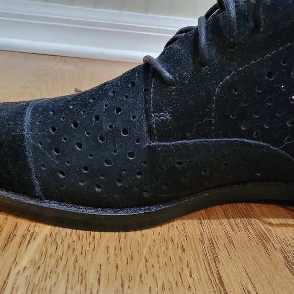 Ralph Lauren suede black oxfords women's size 7 Never worn - Picture 7 of 9